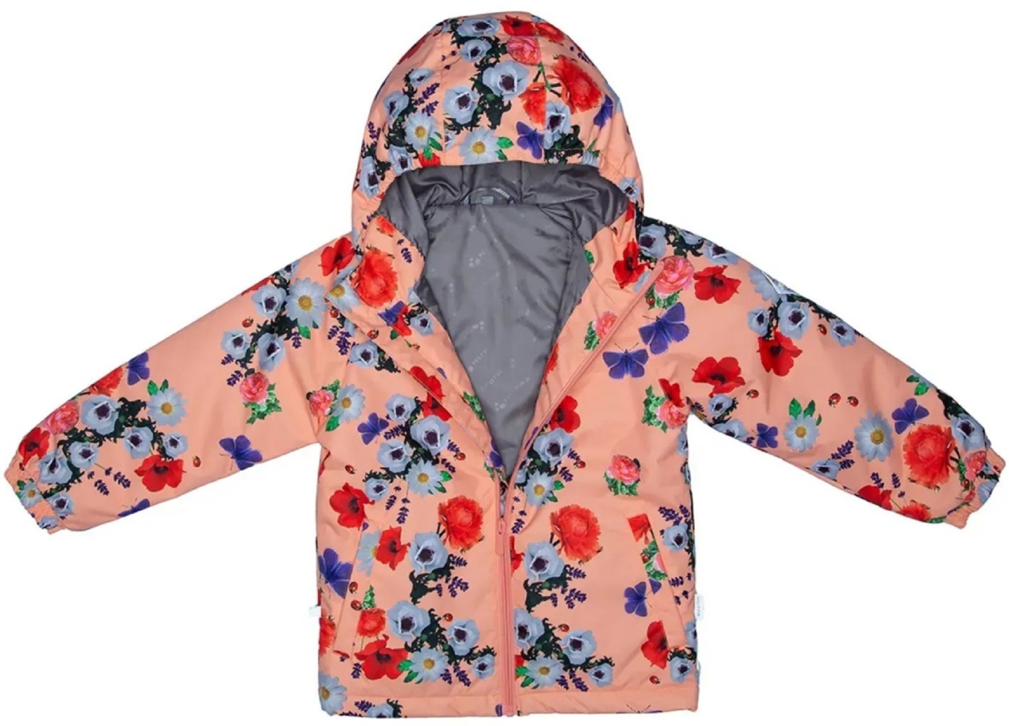 Куртка деммісезонна для дівчинки Huppa Alexis 18160010-01133 92 см кораловийфото4