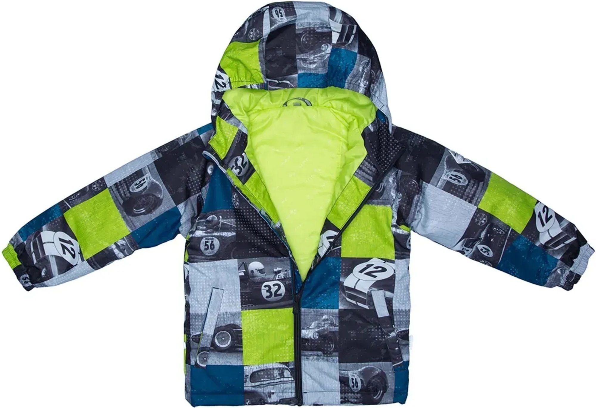 Куртка для хлопчика Huppa Alexis 18160010-02147 92 лайм з принтомфото4