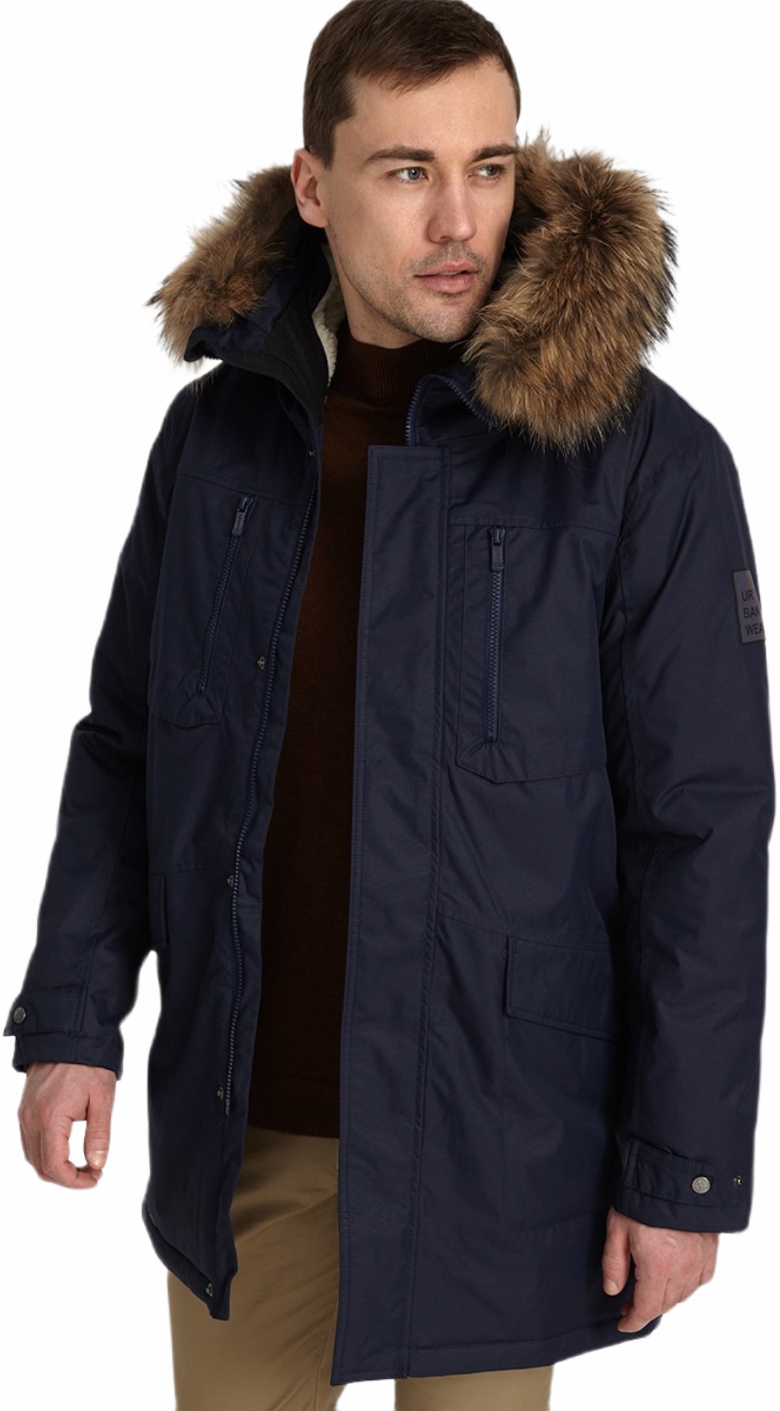 Парка чоловіча Huppa David 1 12278120-00086 XS темно-синяфото3