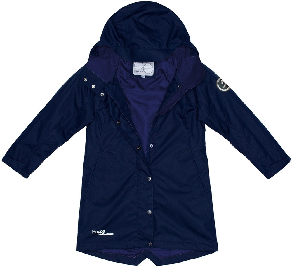 Парка демісезонна підліткова Huppa Janelle 18020004-00086 158 см темно-синійфото4