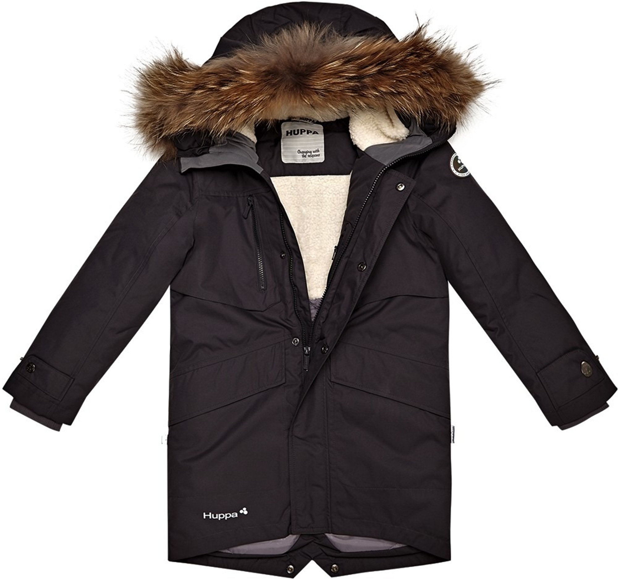 Парка зимнє для хлопчика Huppa Term David 1 12270120-00009 116 см чорнафото4