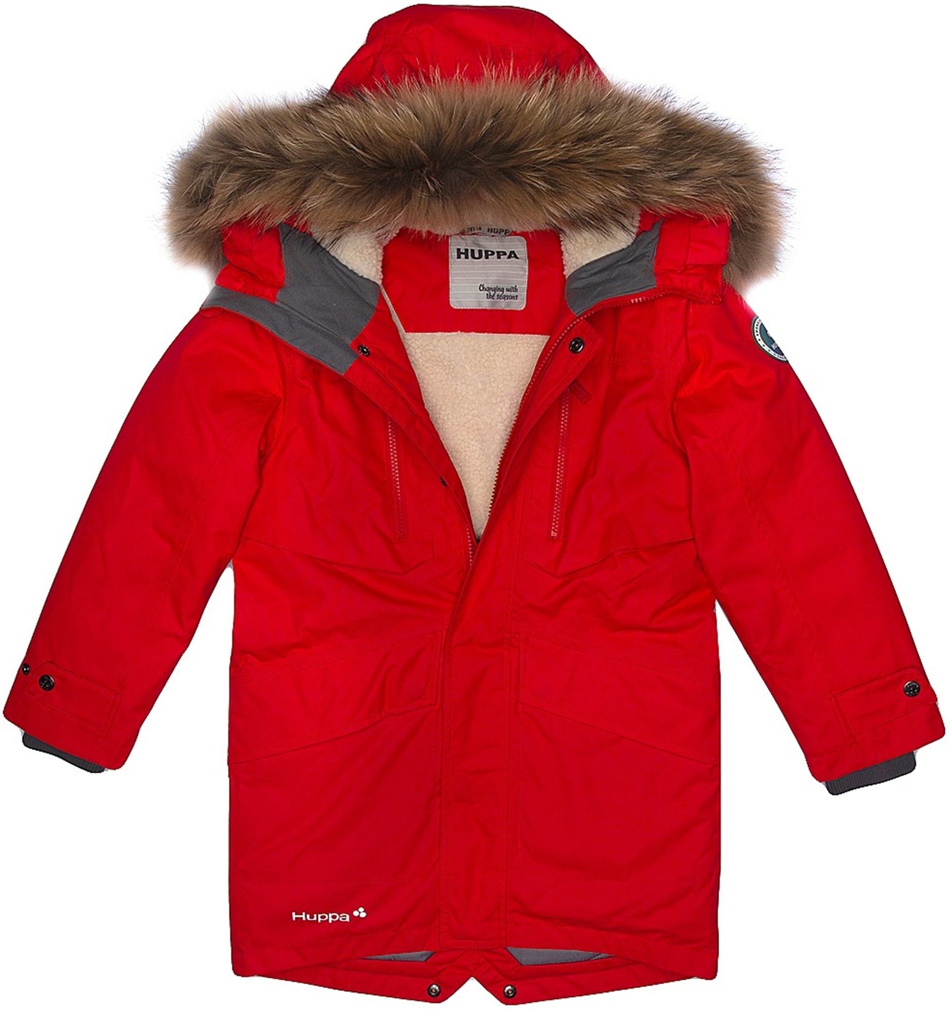Парка зимнє для хлопчика Huppa Term David 1 12270120-70004 116 см червонафото4