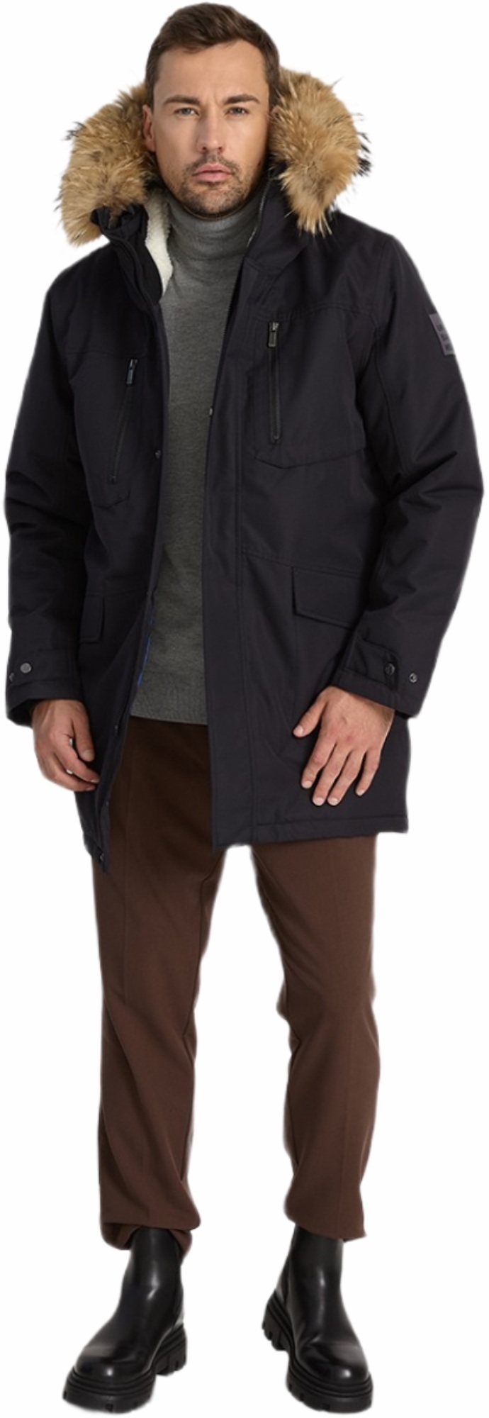 Парка мужская Huppa David 1 12278120-00009 2XL черная фото 3