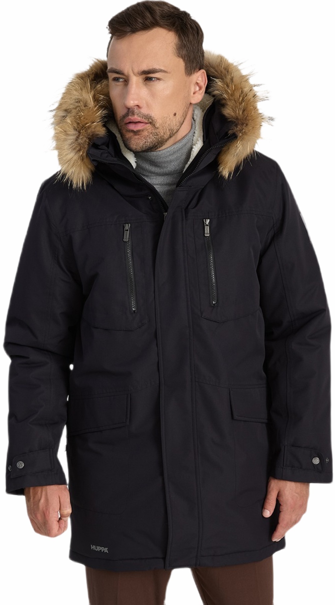 Парка мужская Huppa David 1 12278120-00009 2XL черная фото 4
