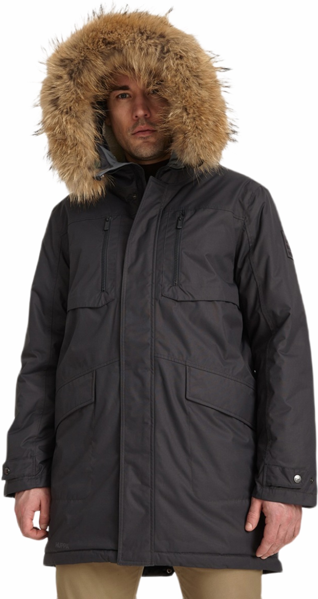 Парка чоловіча Huppa David 1 12278120-00018 XS темно-сірафото4