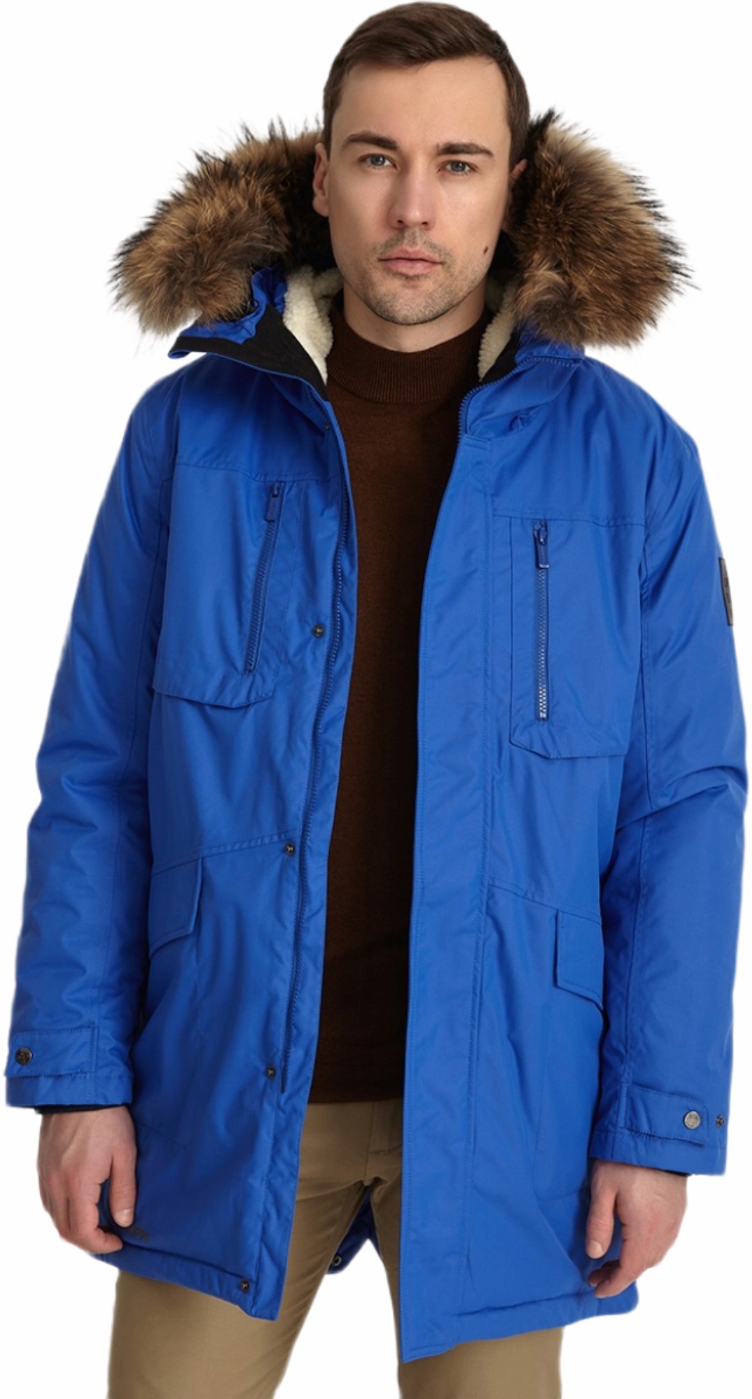Пальто зимове чоловіче Huppa Term David 1 12278120-70035 XL синійфото3
