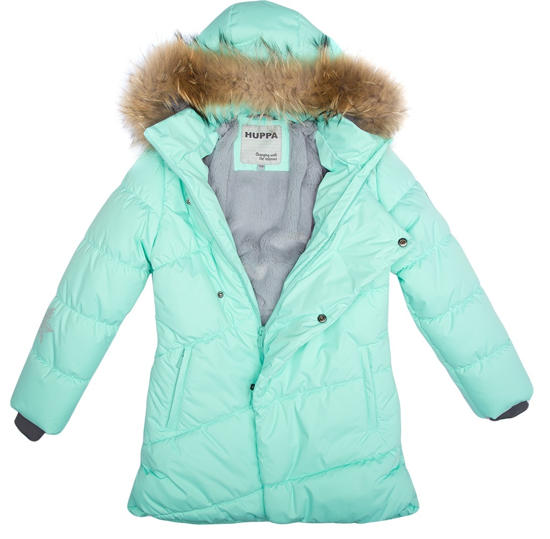Куртка зимова для дівчаток Huppa Term Rosa 1 17910130-20026 122 см м’ятнийфото4