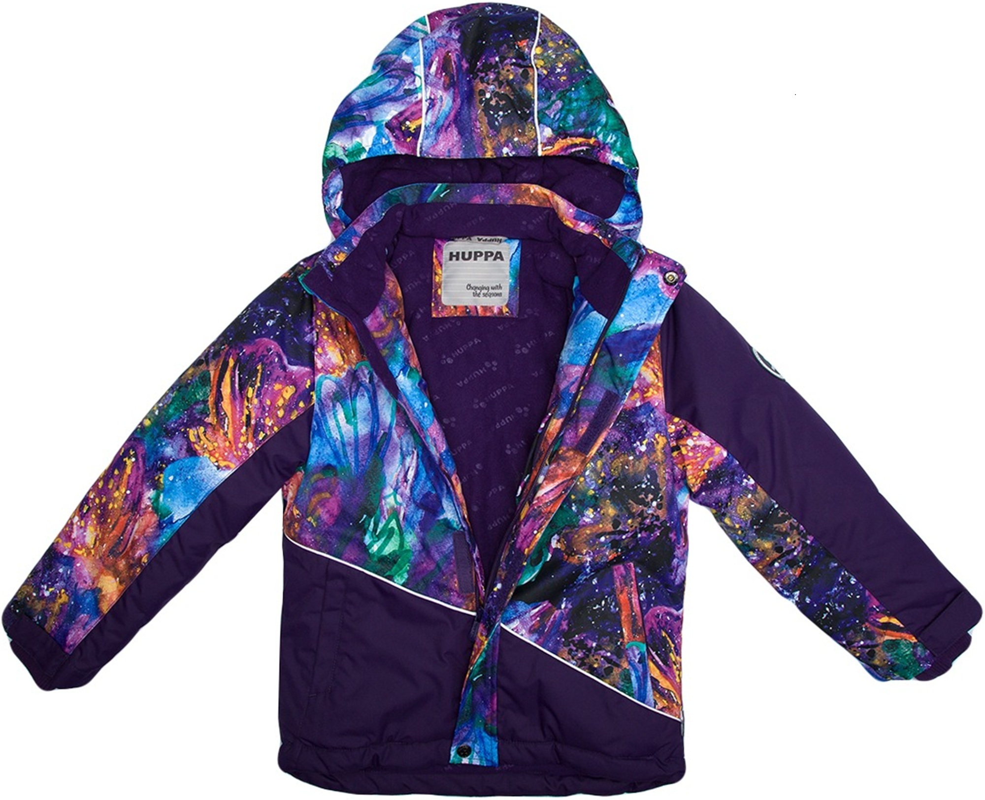 Куртка зимова для дівчаток Huppa Term Alex 1 17800130-11483 116 см пурпурнафото4