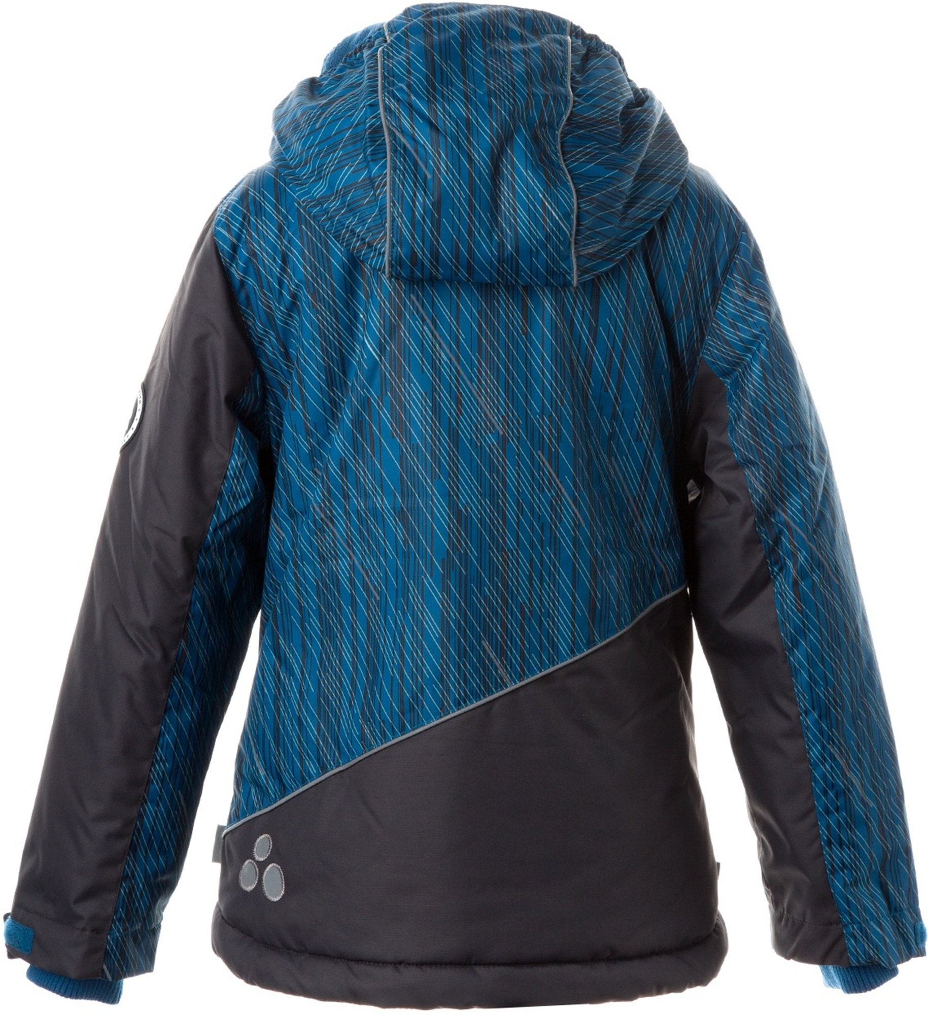 Куртка для хлопчика Huppa Alex 1 17800130-12766 116 бірюзово-зелена з принтом-темно-сірафото2