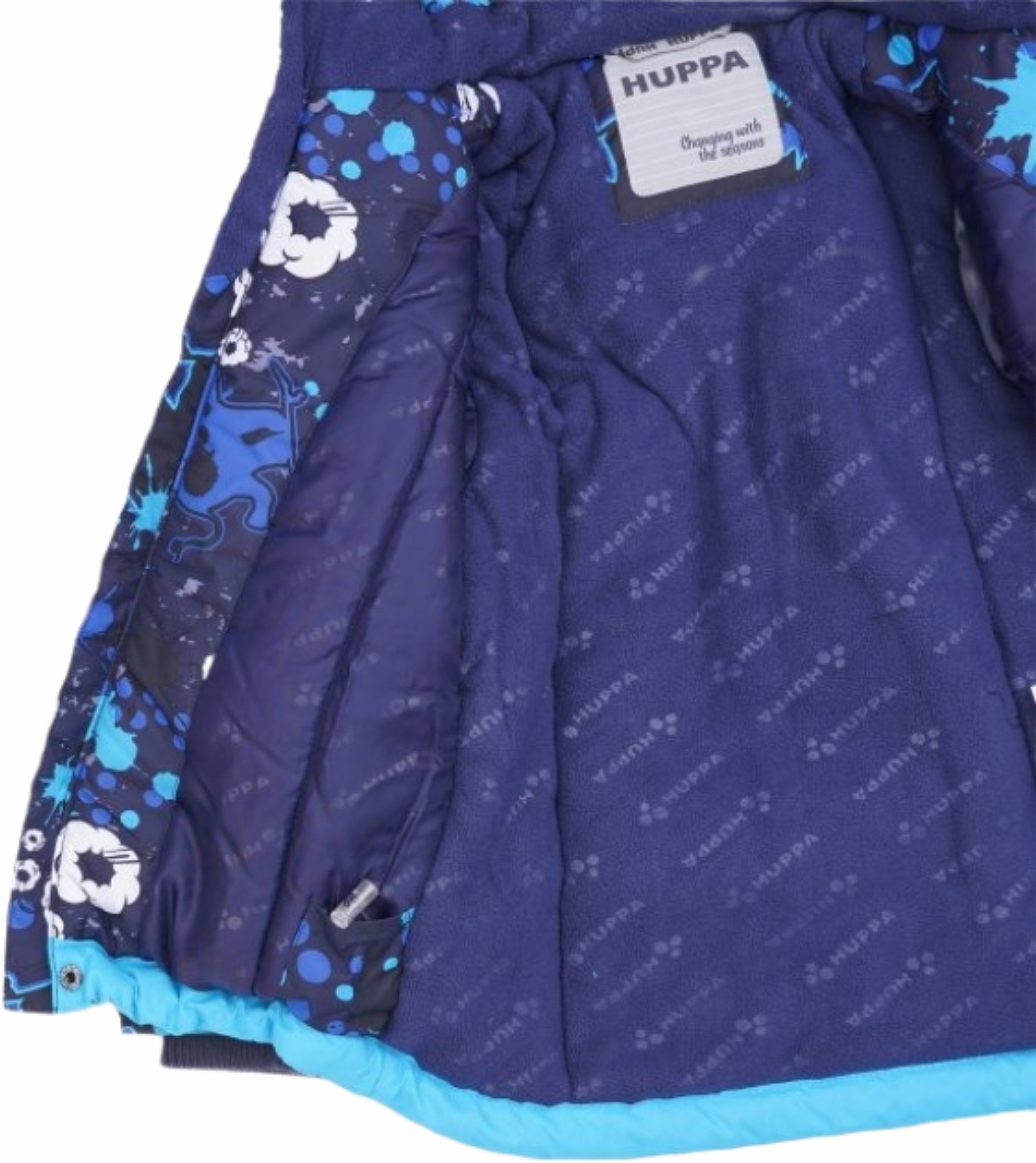 Куртка зимняя для мальчиков Huppa Term Alex 1 17800130-14586 110 см темно-синий фото 4
