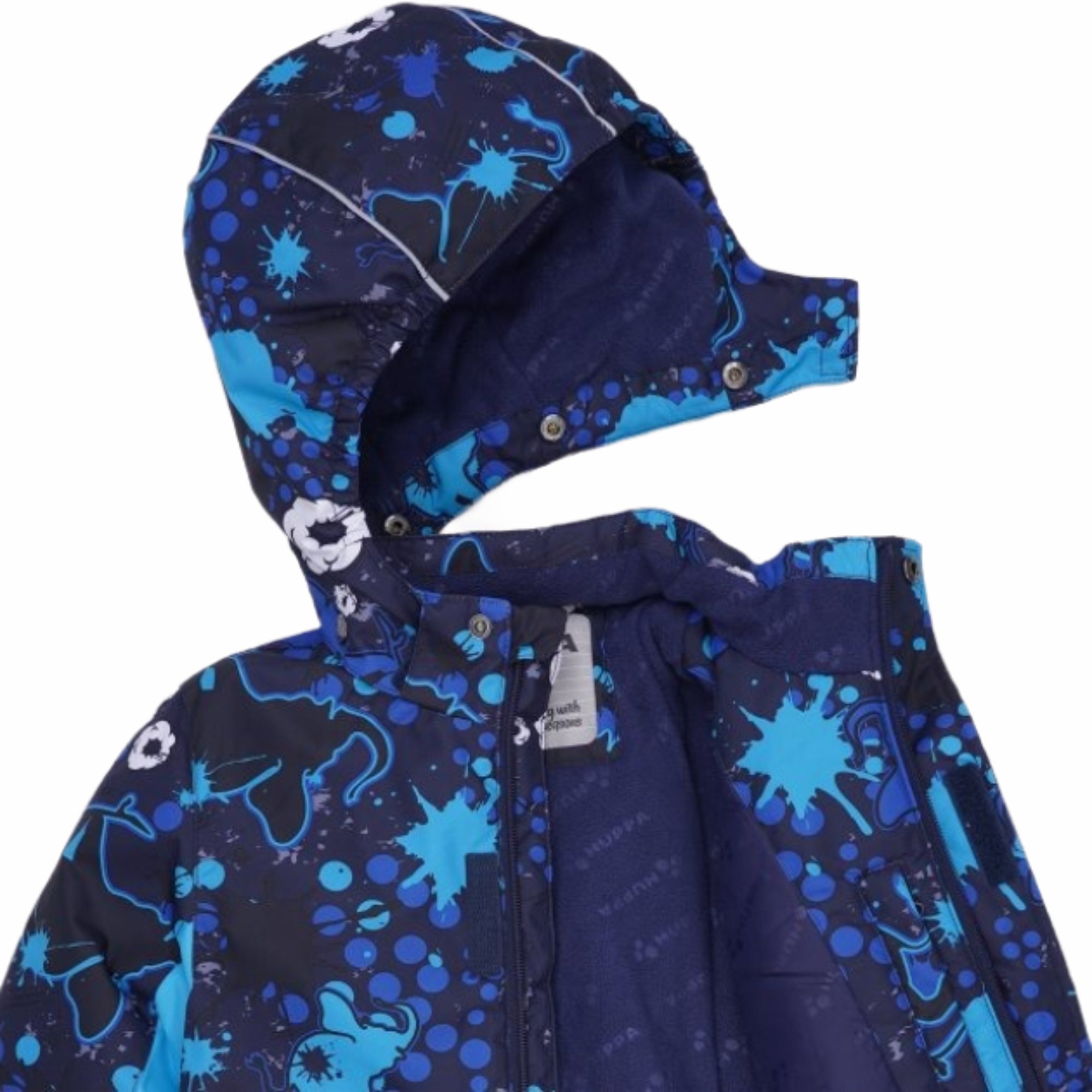 Куртка зимняя для мальчиков Huppa Term Alex 1 17800130-14586 128 см темно-синий фото 3