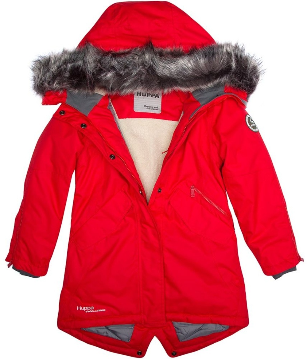 Пальто зимове підліткове Huppa Term Vivian 12490020-70004 134 см червонийфото4
