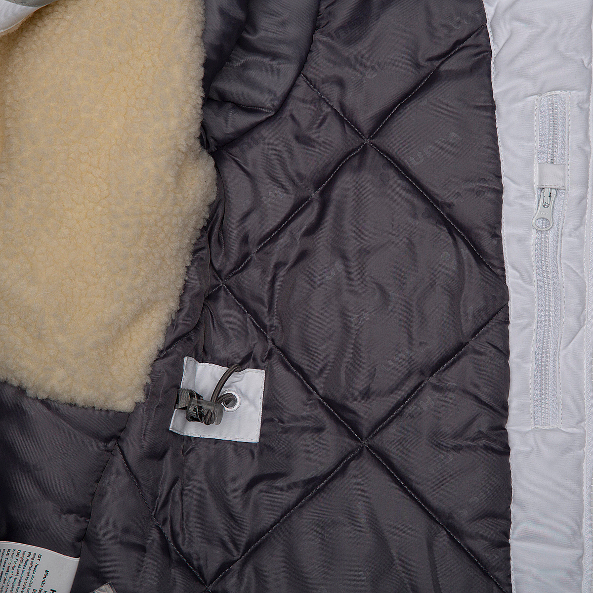 Парка зимова з хутром жіноча Huppa Term Vivian 1 12498120-00020 M білийфото5