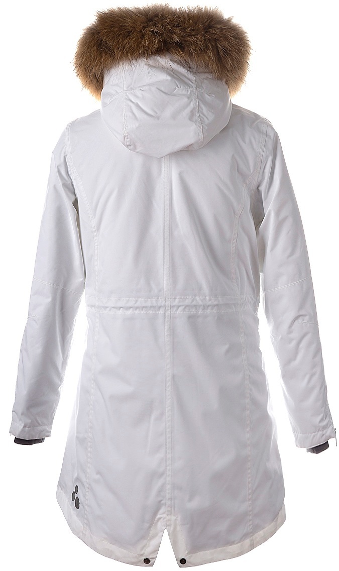 Парка зимняя с мехом женская Huppa Term Vivian 1 12498120-00020 XL белый фото 2