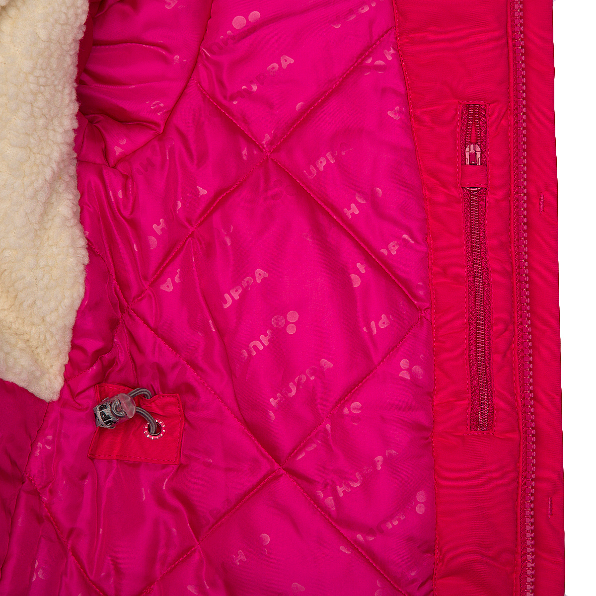 Парка зимняя с мехом женская Huppa Term Vivian 1 12498120-00063 S фуксия фото 