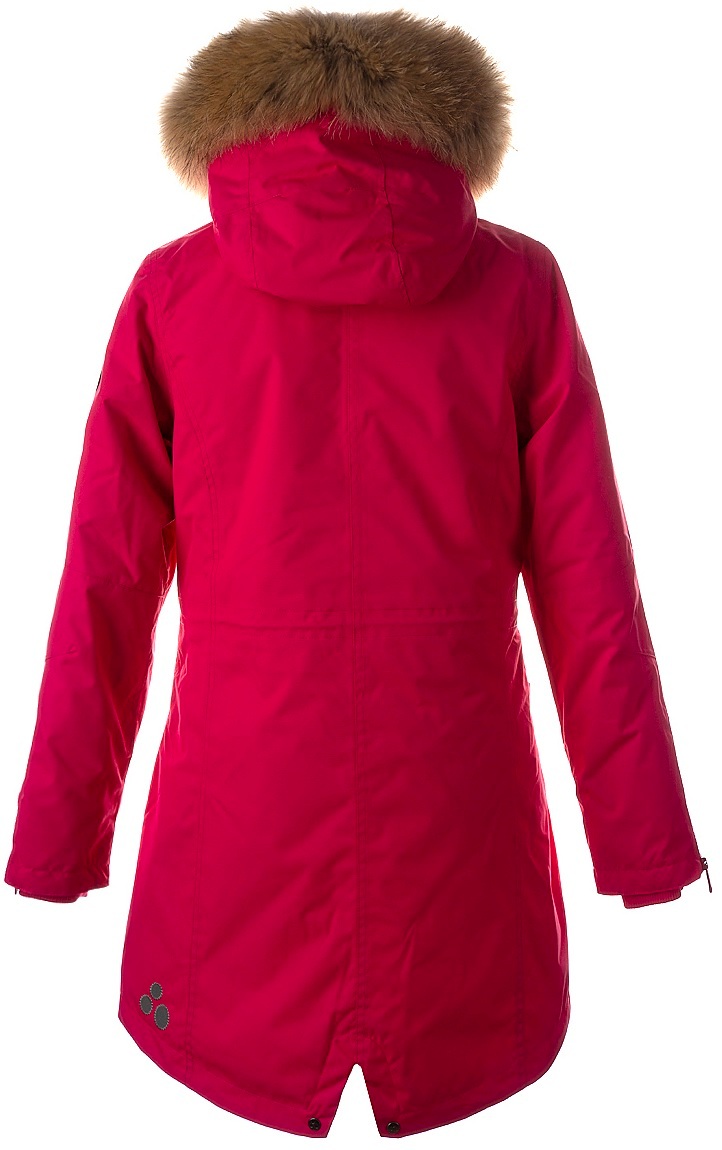 Парка зимняя с мехом женская Huppa Term Vivian 1 12498120-00063 M фуксия фото 
