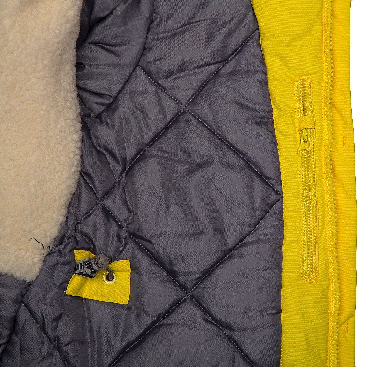 Парка зимова з хутром жіноча Huppa Term Vivian 1 12498120-70002 L жовтийфото5