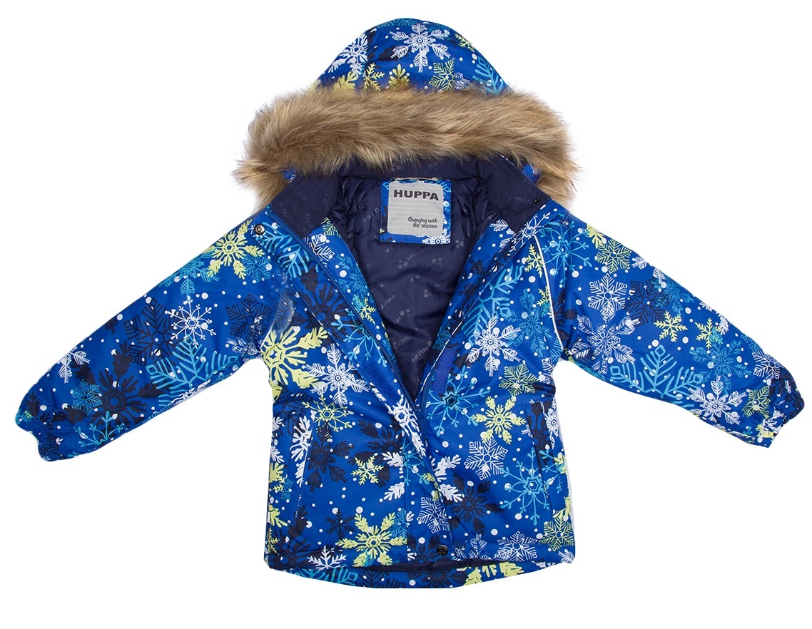 Куртка зимняя для девочек Huppa Term Alondra 18420030-14335 104 см синий фото 4