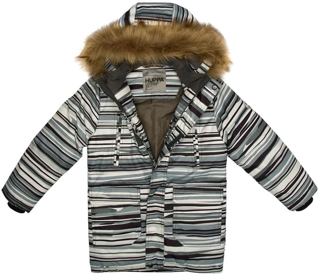 Парка зимняя для мальчика Huppa Roman 12380030-22048 116 серая фото 4