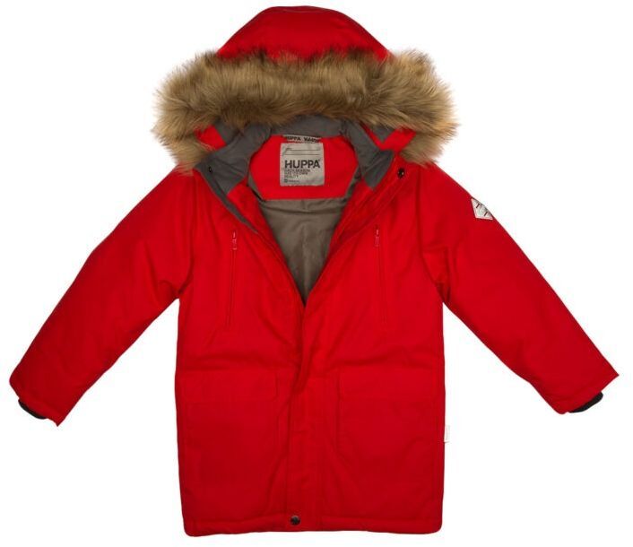 Парка зимняя для мальчика Huppa Term Roman 12380030-70004 128 см красный фото 4