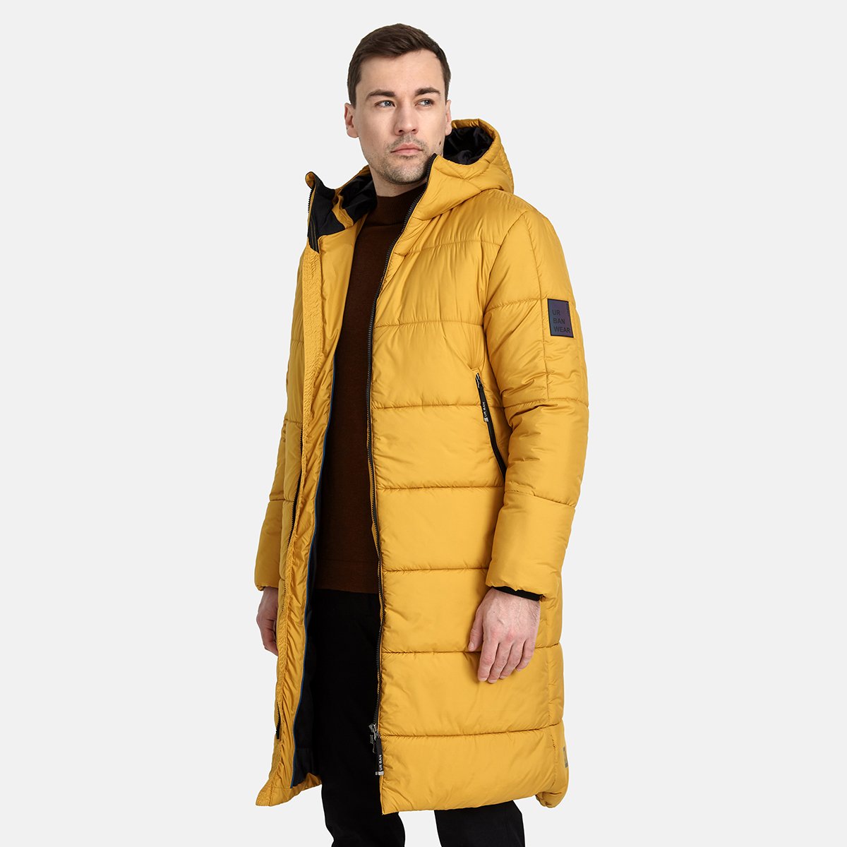Пальто чоловіче Huppa Harto 12718030-30092 XS золотисто-коричневе фото2