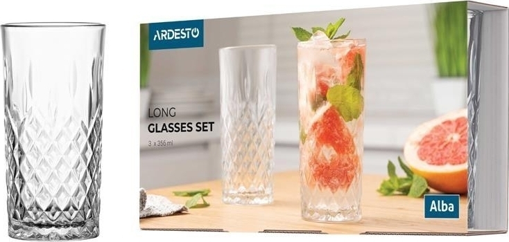 Набор стаканов ARDESTO Alba, 356мл, 6шт (AR2635ABS) фото 2