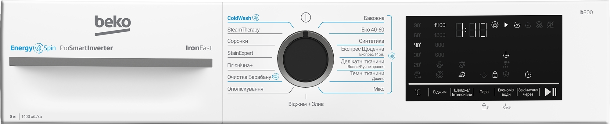 Стиральная машина Beko BM3WFSU48415WB фото 
