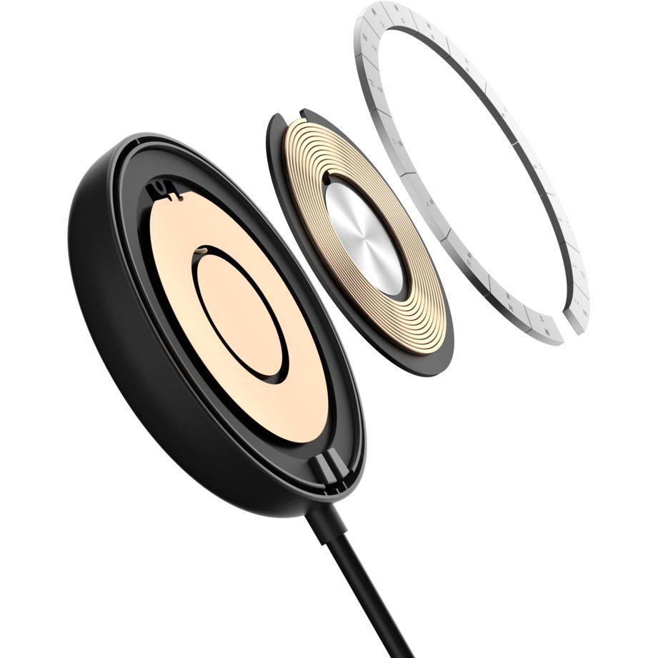 Зарядний пристрій бездротовий Belkin UltraCharge Magnetic Kickstand 15Вт, чорнийфото6