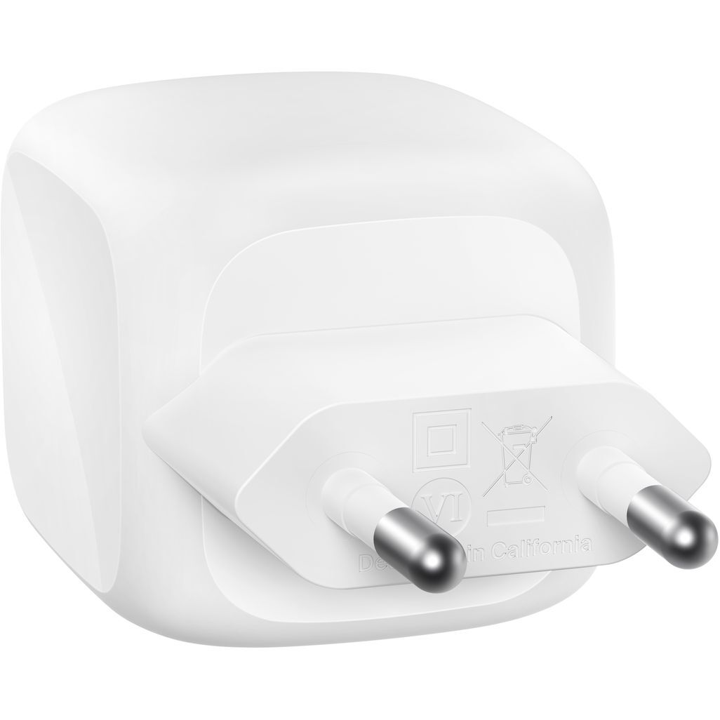 Зарядное устройство сетевое Belkin 50Вт 2хUSB-С GAN PD PPS, White фото 4