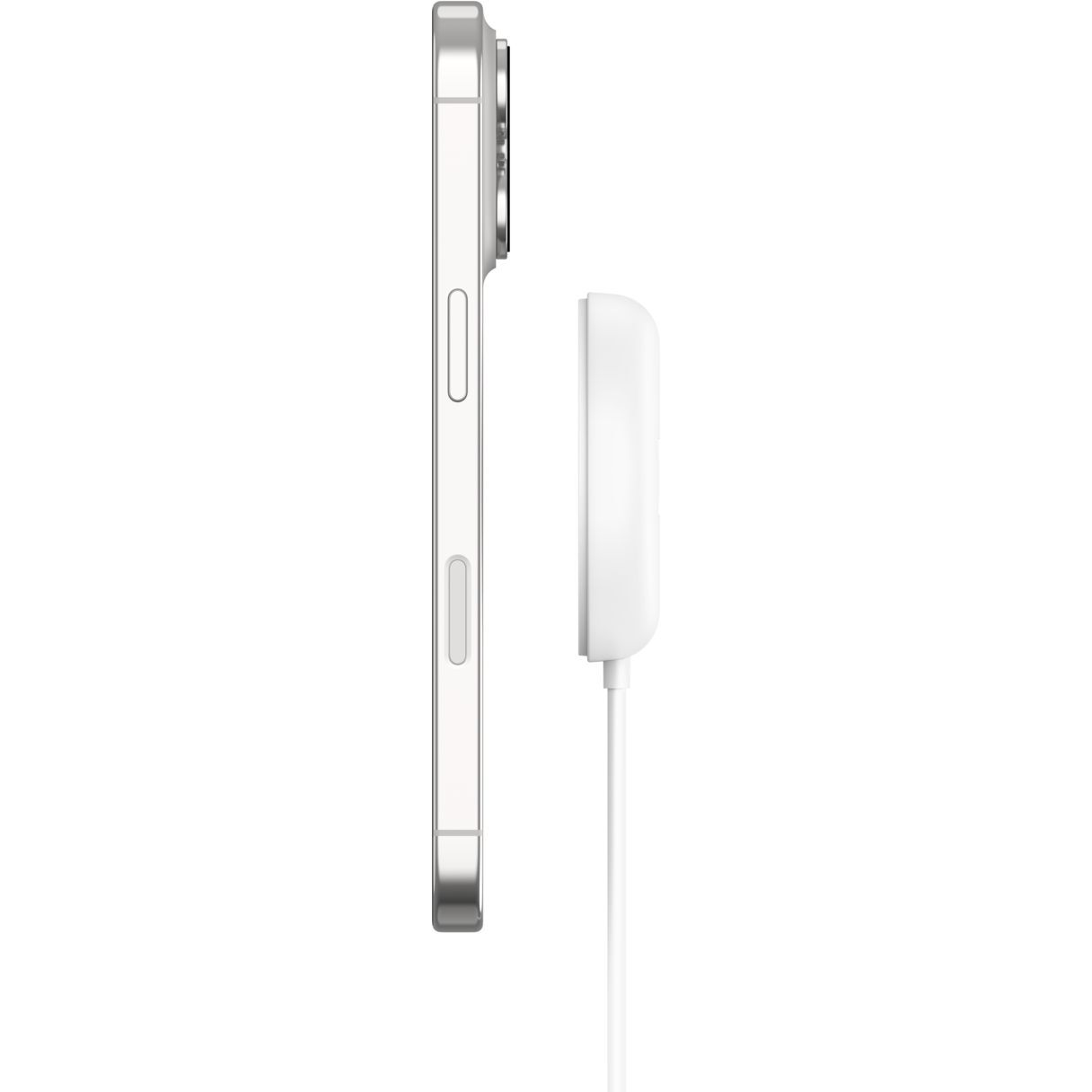 Зарядний пристрій бездротовий Belkin UltraCharge Magnetic Kickstand 15Вт, білий фото