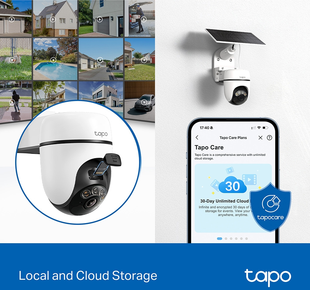 Комплект умной безпроводной камеры TP-LINK TAPO C610 KIT 2K QHD и солнечной панели (TAPO-C610KIT) фото 11