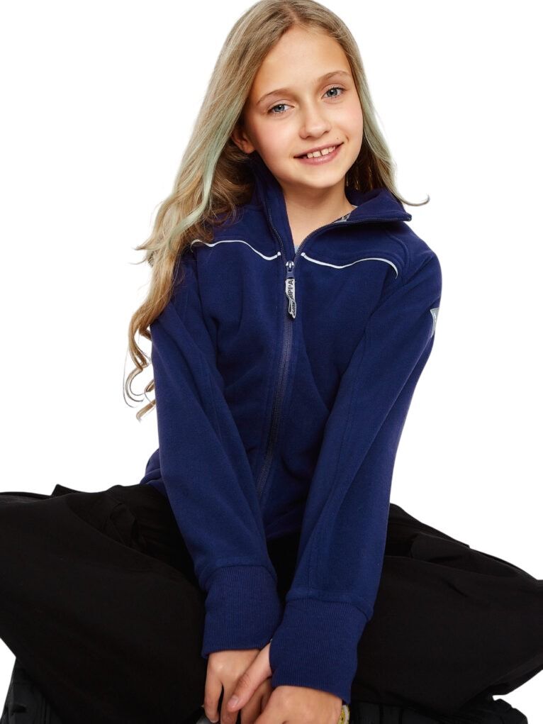 Флісова кофта дитяча Huppa Bennie 15610000-00086 92 см темно-синійфото3