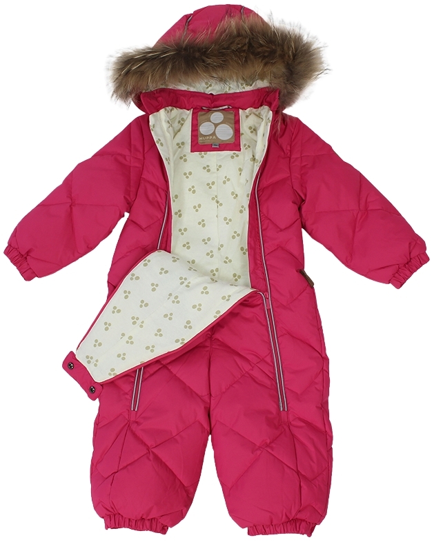 Комбінезон зимовий для дівчат Huppa Beata 1 31930155-70063 68 см фуксіяфото4