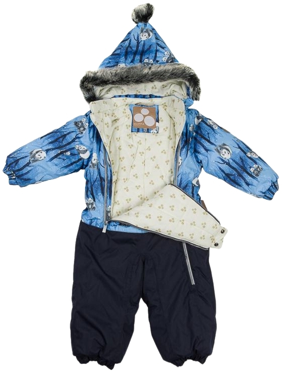 Комбинезон зимний детский Huppa Term Devon 1 36160130-72386 98 см темно-синий фото 4