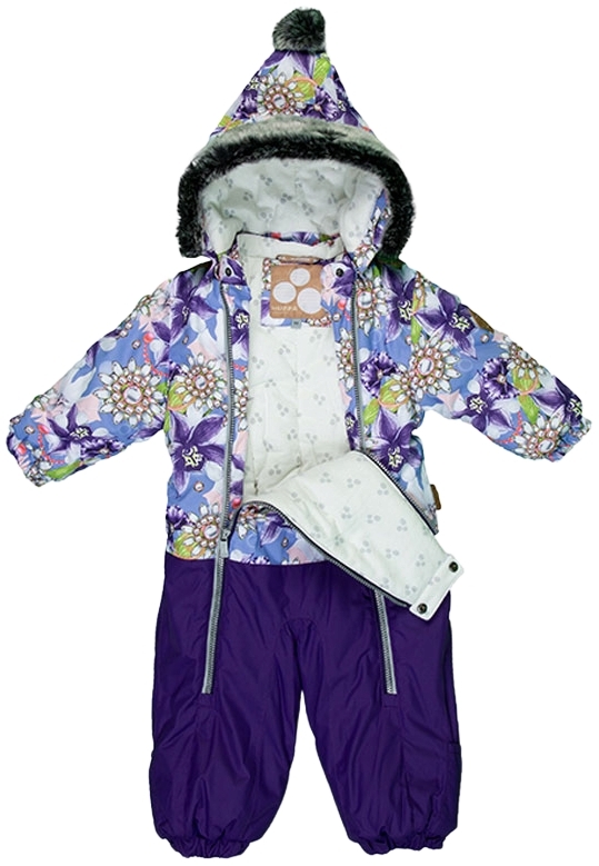 Комбинезон зимний для девочек Huppa Term Devon 2 36160230-81553 74 см лилoвый фото 4