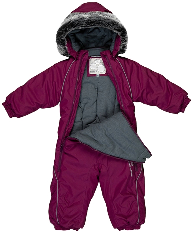 Комбинезон зимний для девочек Huppa Term Orion 36300030-80034 92 см бордовый фото 4