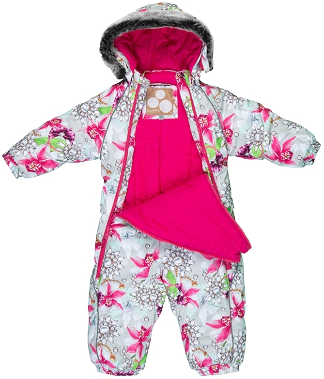 Комбінезон зимовий для дівчат Huppa Term Orion 36300030-81520 86 см білийфото4