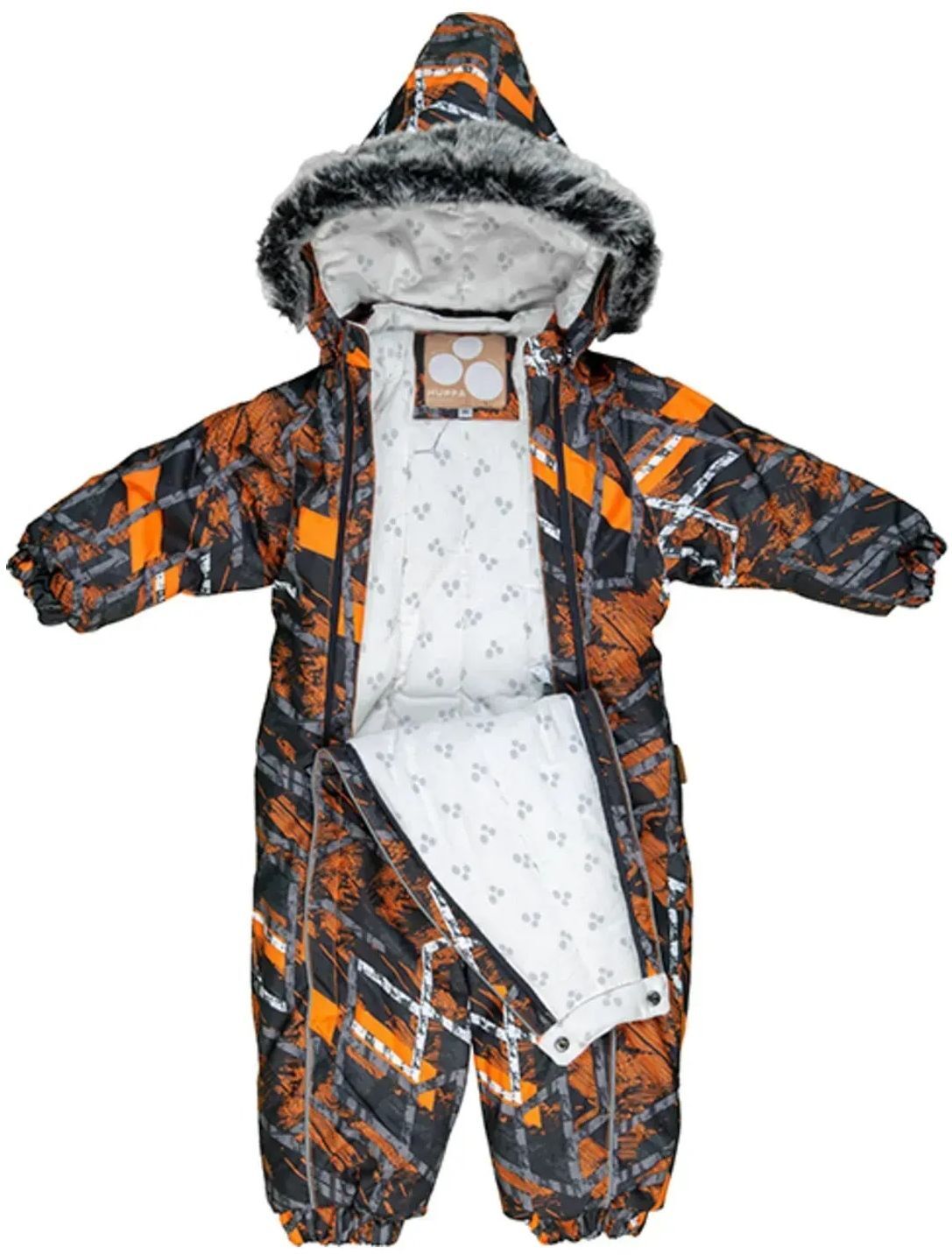 Комбінезон зимовий для хлопчика Huppa Term Reggie 1 36020130-82522 92 см помаранчевийфото4