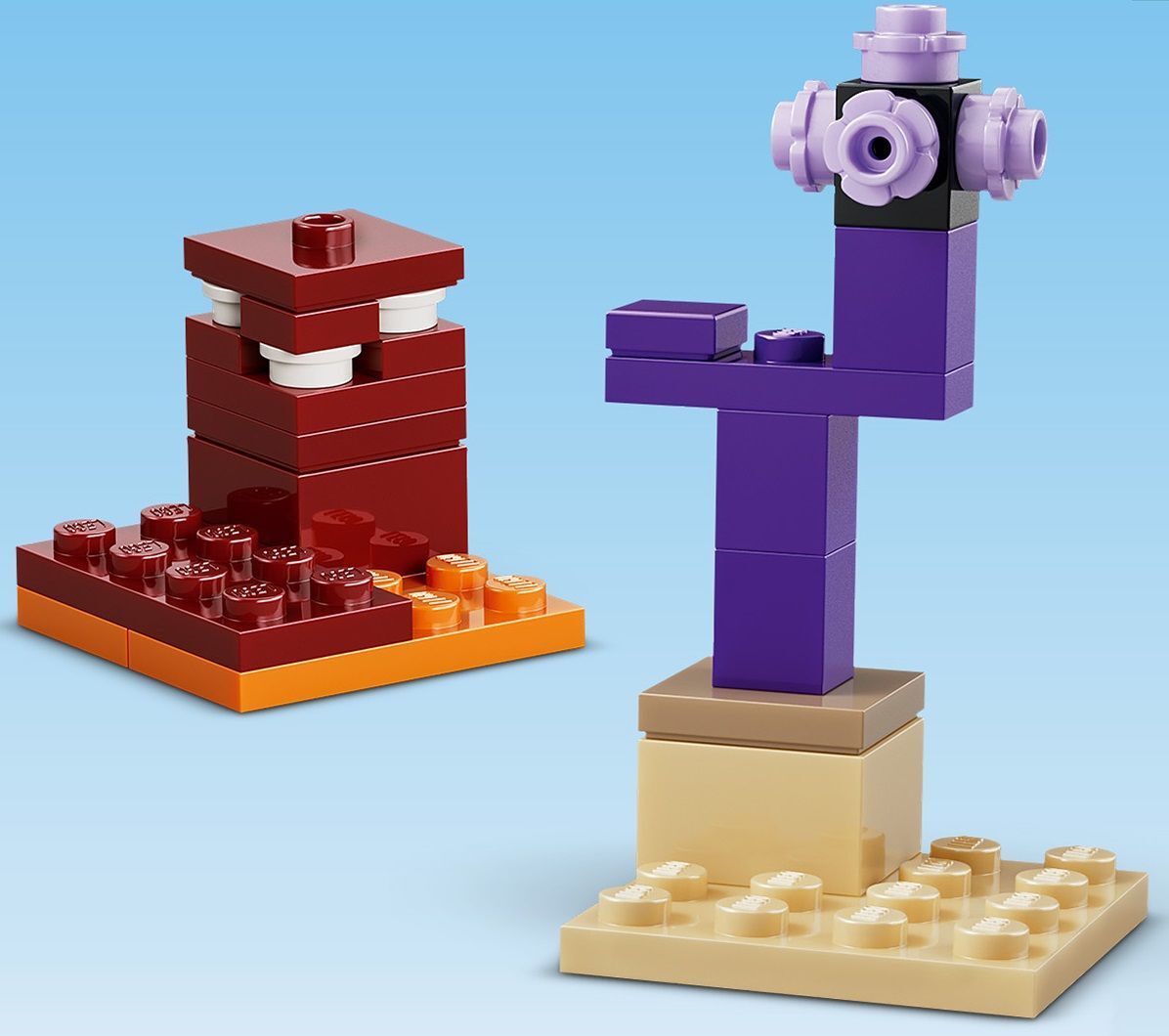 LEGO 21584 Minecraft Подорож до порталу Нижнього світу та Краюфото14