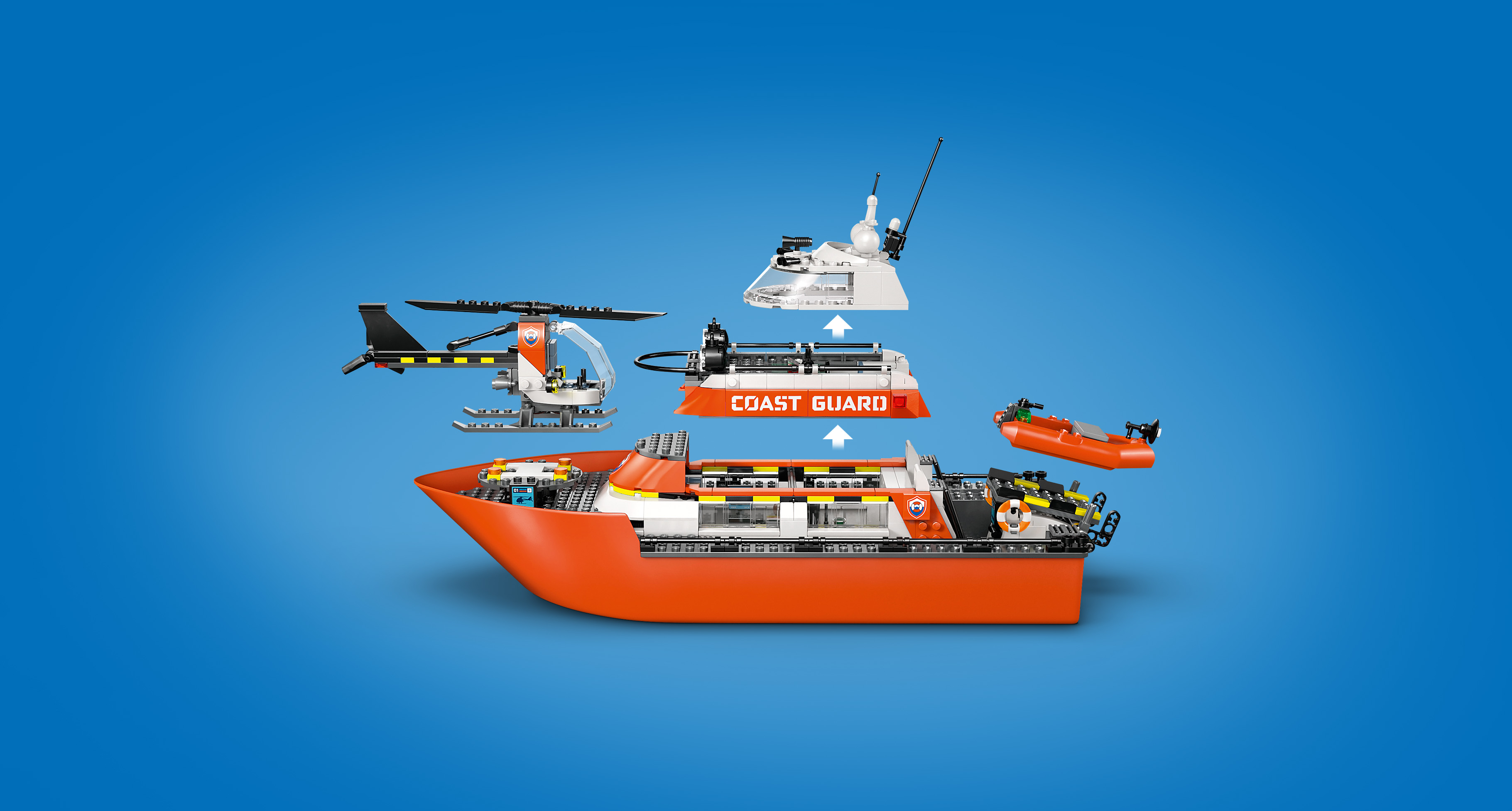 LEGO 60504 City Рятувальний катер і гелікоптер берегової охоронифото9