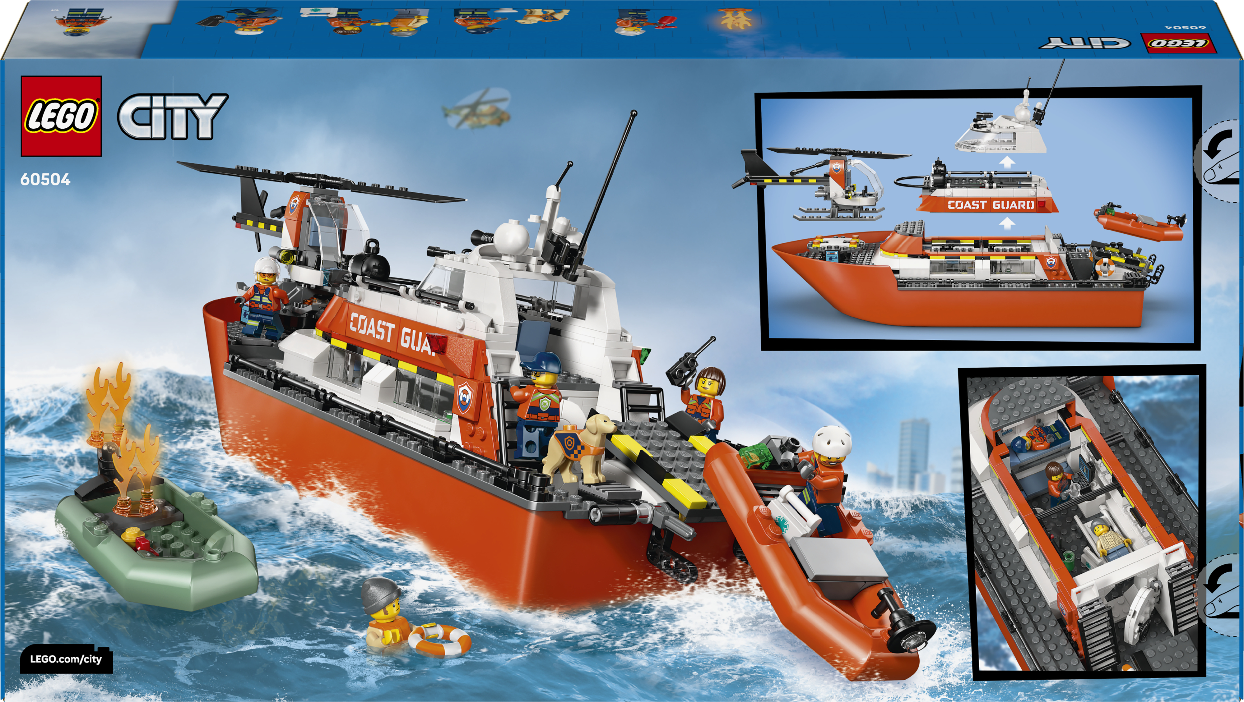 LEGO 60504 City Рятувальний катер і гелікоптер берегової охоронифото12