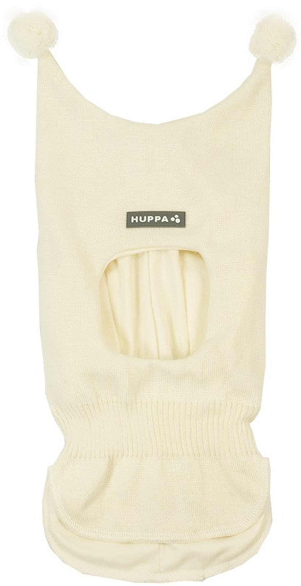 Шапка-шолом в’язана зимова дитяча Huppa Coco 3 85070300-00020 M білийфото2