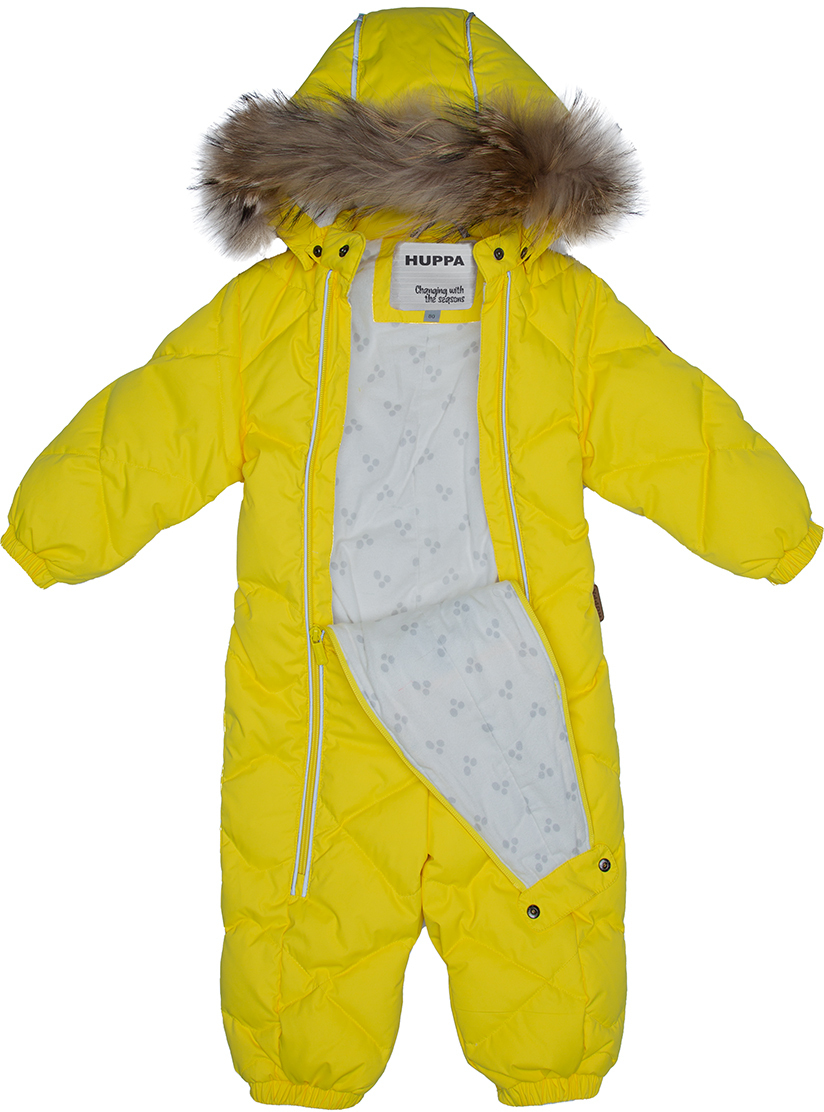 Комбінезон зимовий для дівчат Huppa Beata 1 31930155-70002 74 см жовтийфото4