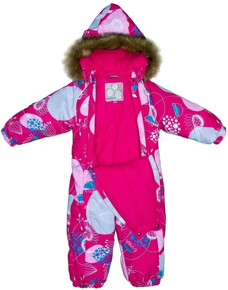 Комбінезон зимовий для дівчат Huppa Term Keira 31920030-94163 104 см фуксіяфото4
