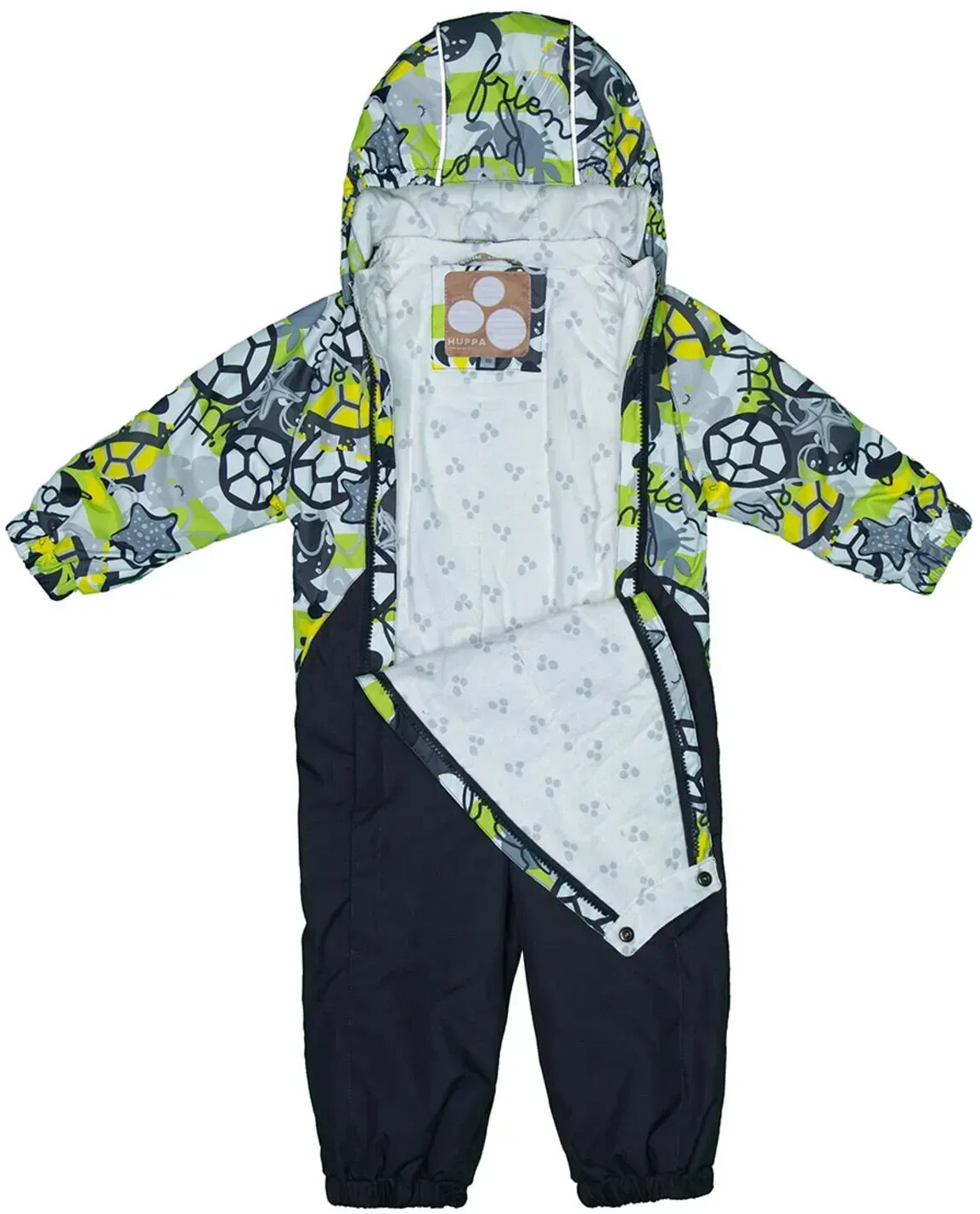 Комбінезон демісезонний для хлопчика Huppa Golden 36080004-90147 80 см лаймовийфото4