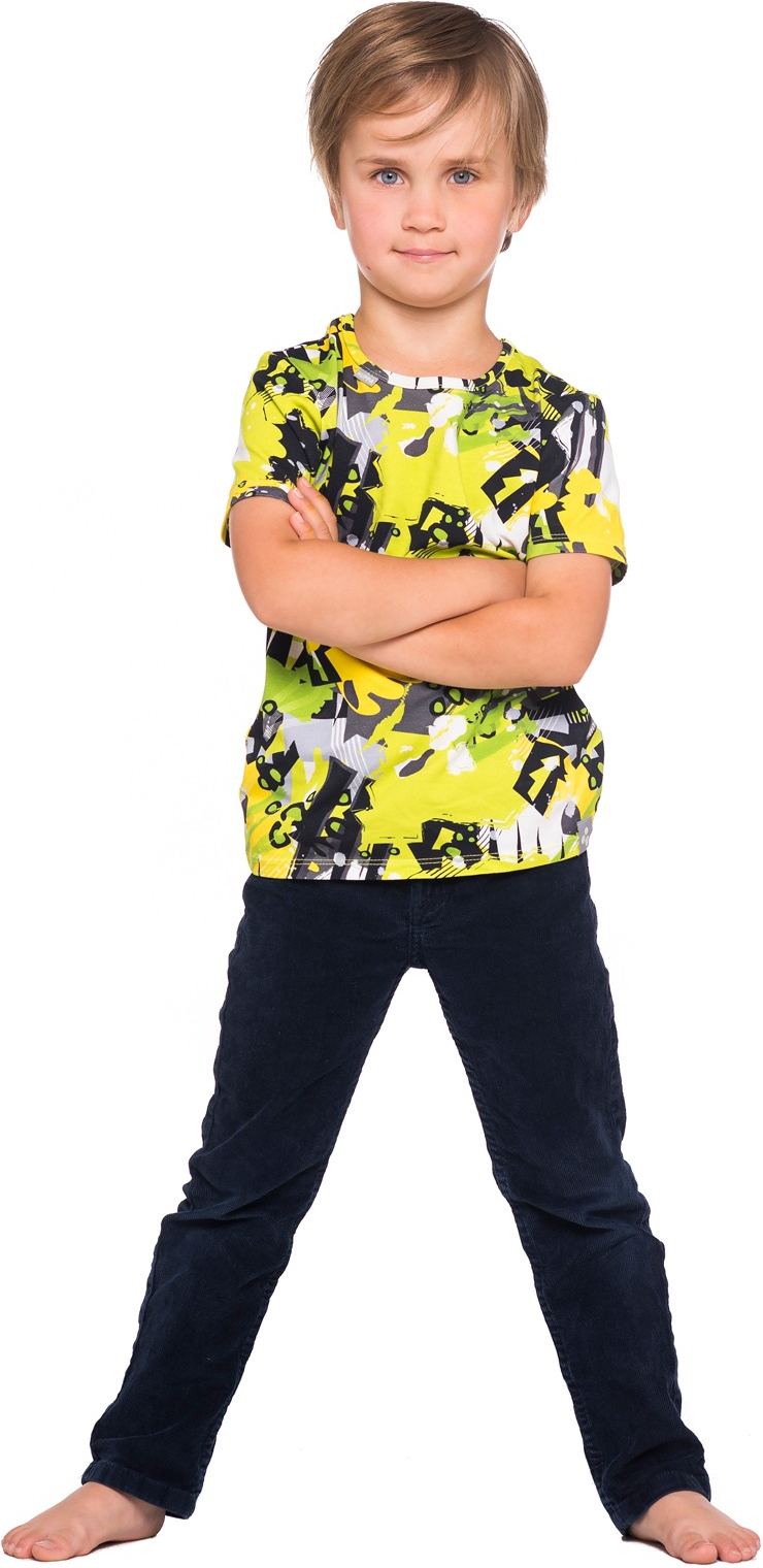 Футболка для хлопчика Huppa Jeidel 73000000-95047 110 см лаймовийфото3