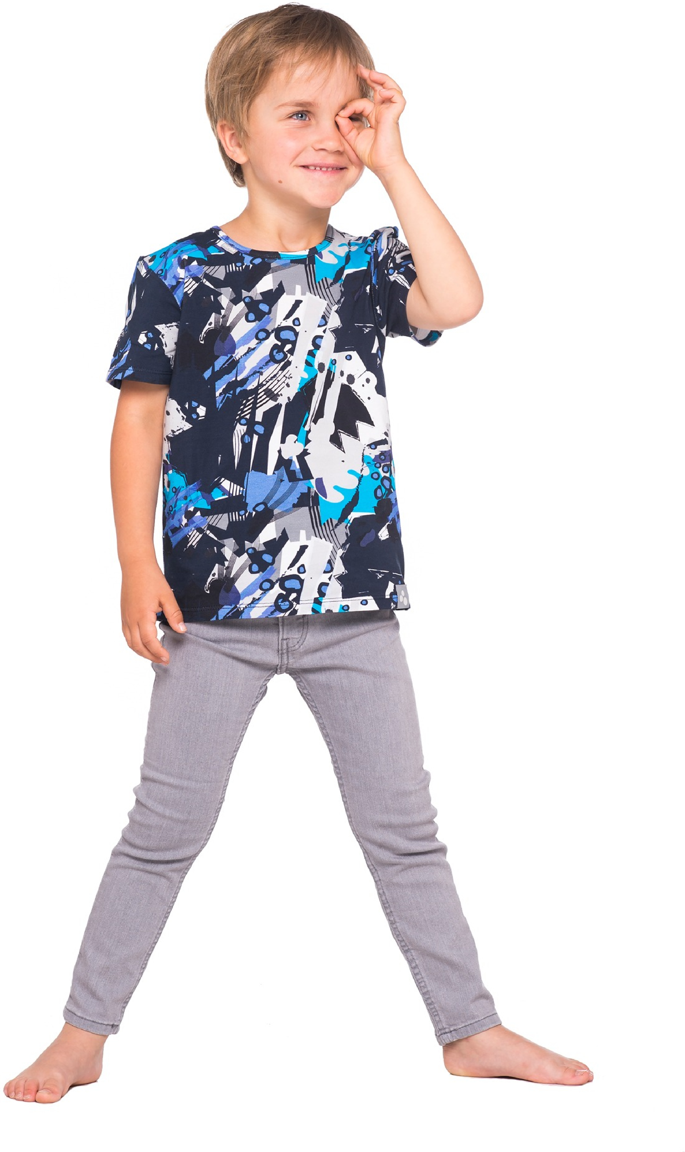 Футболка для мальчика Huppa Jeidel 73000000-95086 152 см темно-синий фото 3