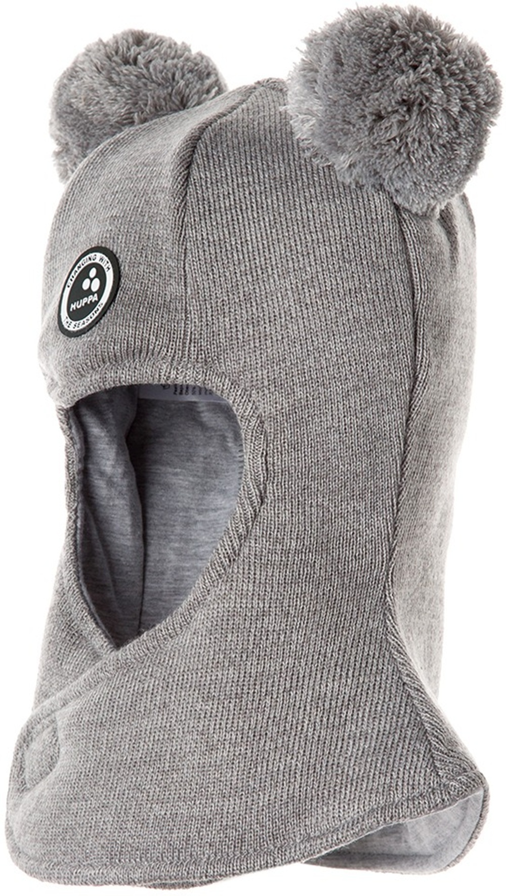 Шапка в’язана зимова дитяча Huppa Term Charlie 94410008-90028 S світло-сірийфото2