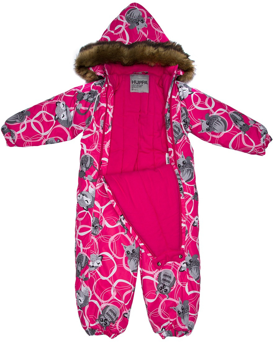 Комбінезон зимовий для дівчат Huppa Term Keira 31920030-23263 80 см фуксіяфото4