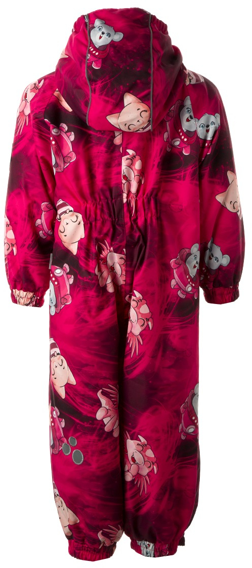 Комбінезон демісезонний для дівчат Huppa Deiro 3 36290310-33034 98 см бордовийфото2